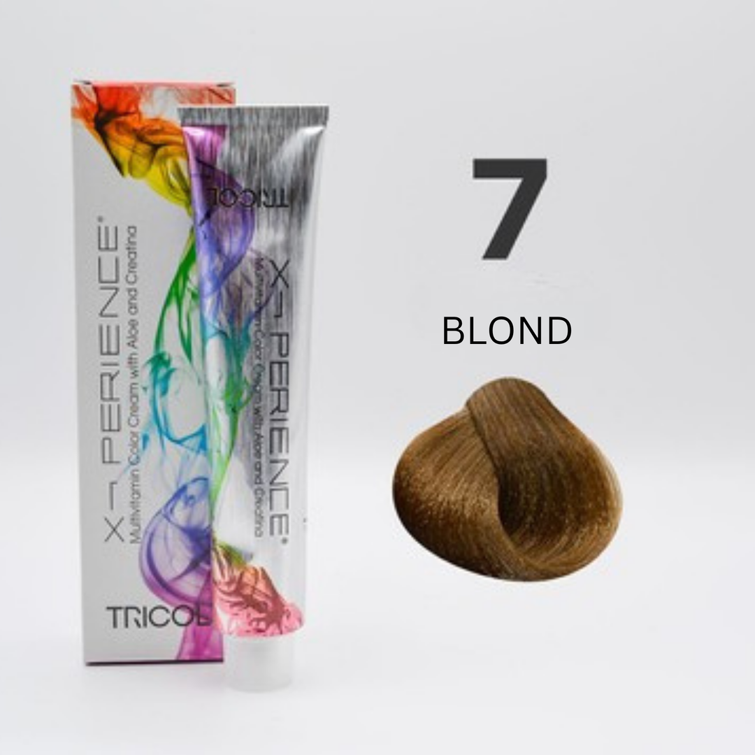 Tricol Xperience - Coloration Permanente - 7 - BLOND - 100 ml