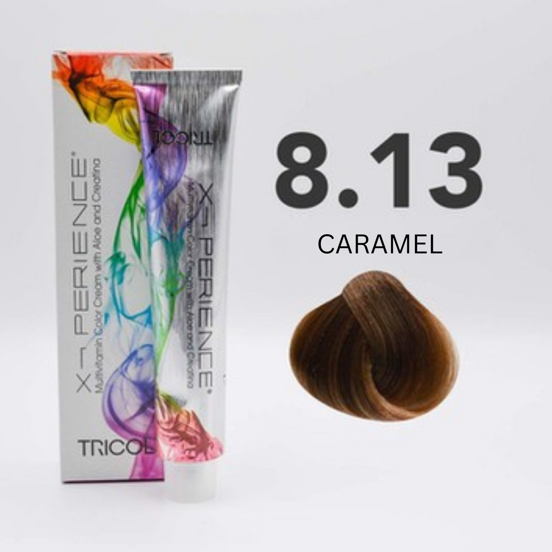 Tricol Xperience - Coloration Permanente - 8.13 - CARAMEL - 100 ml