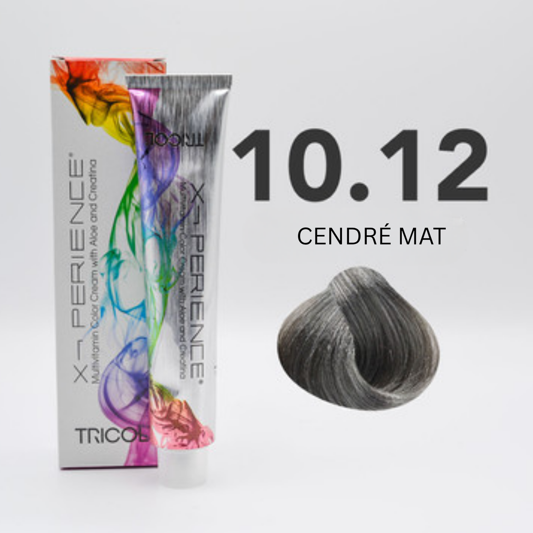 Tricol Xperience - Coloration Permanente - 10.12 - CENDRÉ MAT - 100 ml