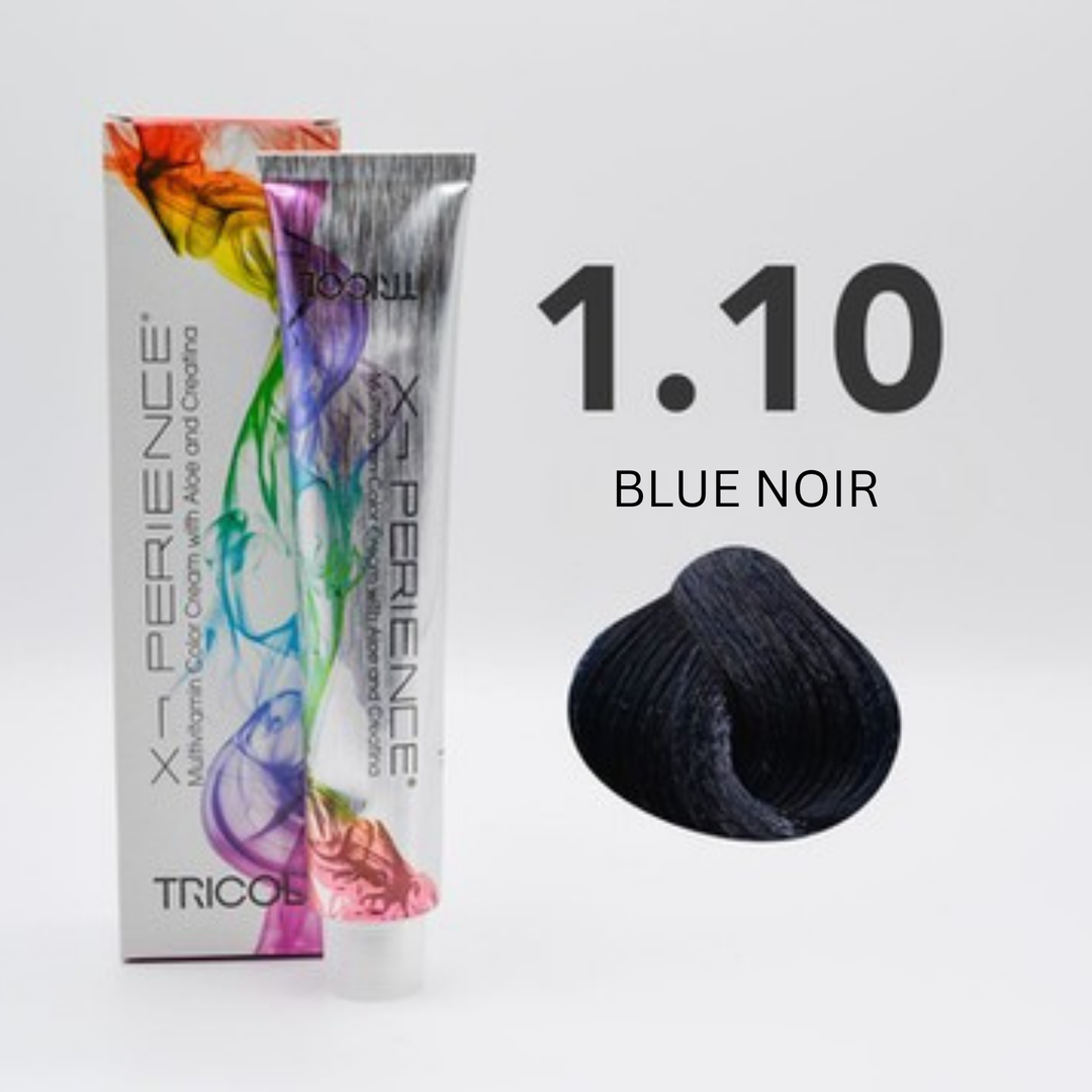 Tricol Xperience - Coloration Permanente - 1.10 - BLUE NOIR - 100 ml