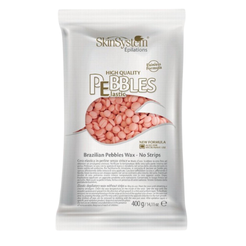 SkinSystem Pebbles Perles de Cire Epilation - Crème Rose 400g