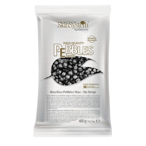 SkinSystem Pebbles Perles de Cire Epilation - Crème Noire 400g
