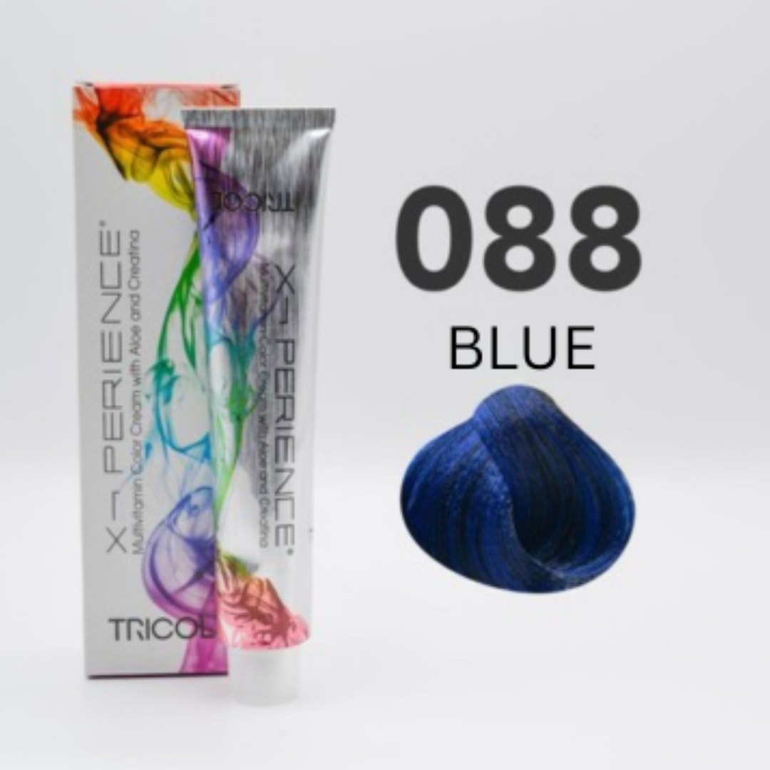 Tricol Xperience - Coloration Permanente - 088 - BLUE - 100 ml
