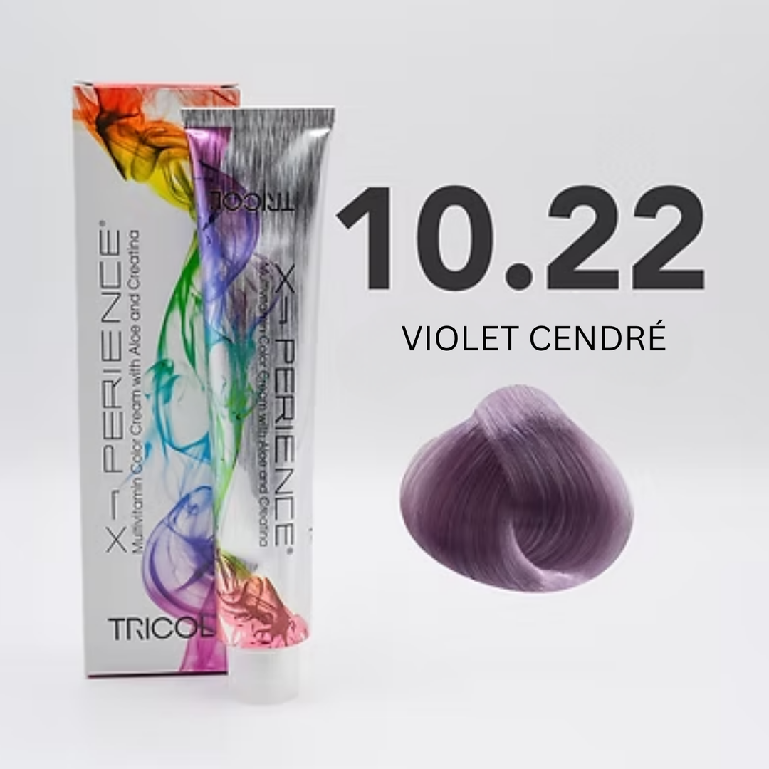 Tricol Xperience - Coloration Permanente - 10.22 - VIOLET CENDRÉ - 100 ml