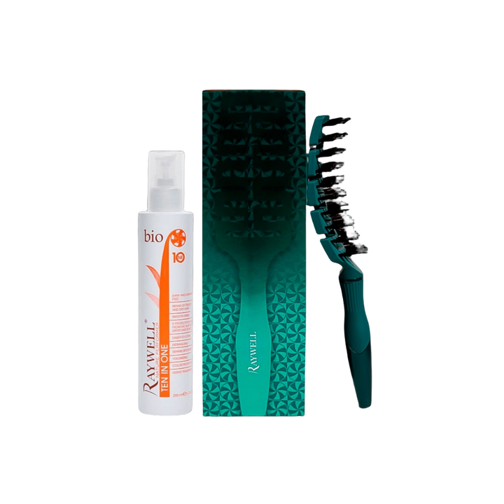 RAYWELL - RAYWELL BIO KIT 10 IN 1 + D.TANGLER BRUSH  - 200 ml