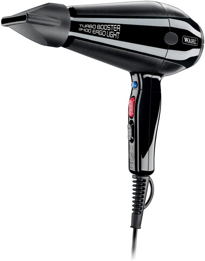 Sèche-cheveux Wahl Turbo Booster 3400 Ergo Light noir
