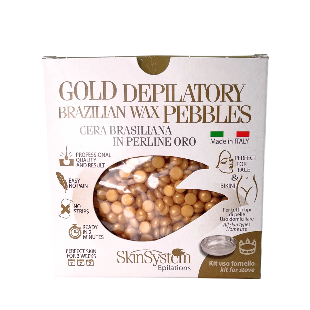 SkinSystem-PEBBLES-KIT CERA IN PERLINE PER PENTOLINO IN METALLO