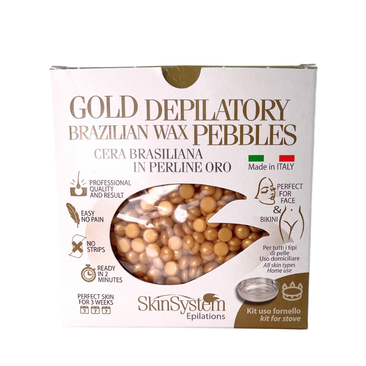 SkinSystem-PEBBLES-KIT CERA IN PERLINE PER PENTOLINO IN METALLO