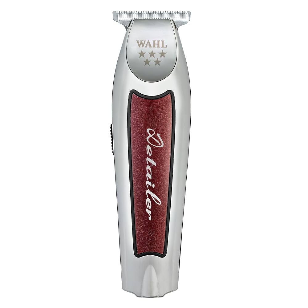Tondeuse de finition sans fil Wahl Detailer Li 5-Star T-Wide Chrome/Rouge