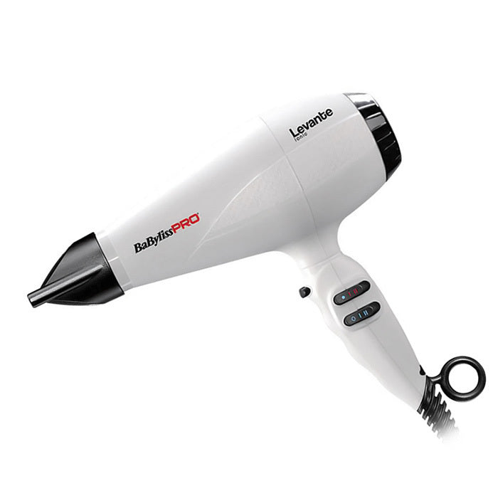 BabyLiss Pro-2100W IONIC DRYER LEVANTE SPECIAL WHITE EDITION