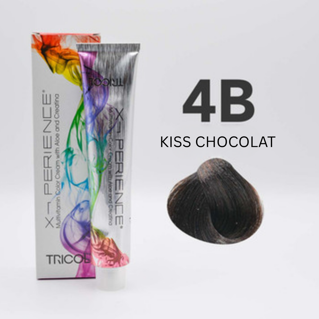 Tricol Xperience - Coloration Permanente - 4B - KISS CHOCOLAT - 100 ml