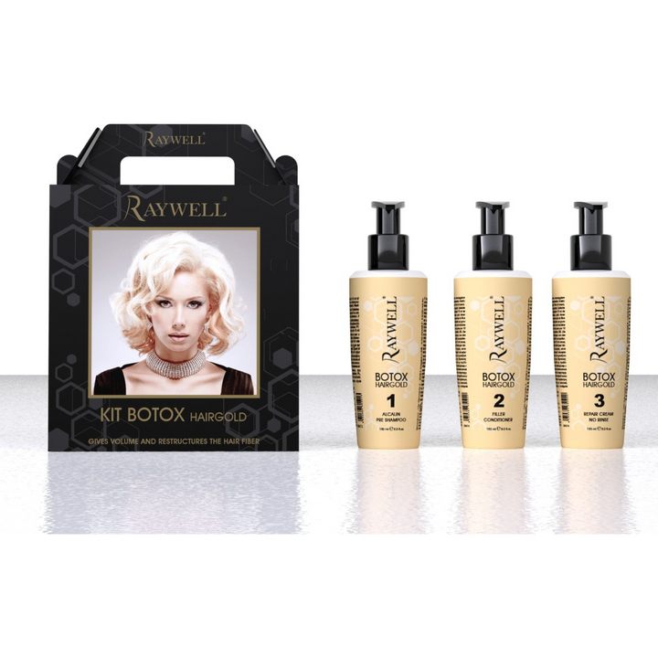 Raywell Kit Boto Hair Gold 3x 150ml