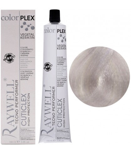 Raywell ColorPlex - Coloration Permanente -  1002 - Super-éclaircissant Cendré - 100ml