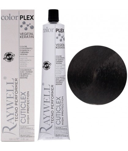Raywell ColorPlex - Coloration Permanente -  4.03 - Tabac Foncé - 100ml