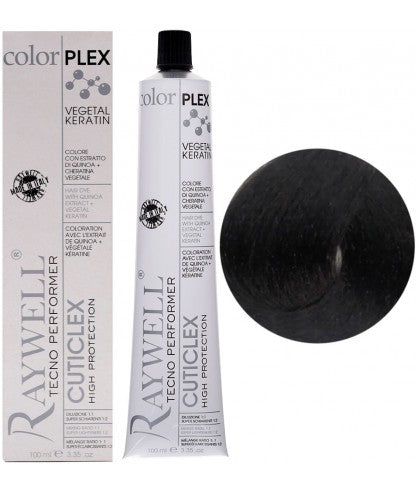 Raywell ColorPlex - Coloration Permanente -  4.0 - Châtain - 100ml