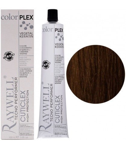 Raywell ColorPlex - Coloration Permanente -  4.1 - Châtain Cendré - 100ml