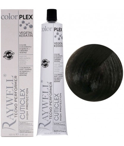 Raywell ColorPlex - Coloration Permanente -  4.3 - Châtain Doré - 100ml
