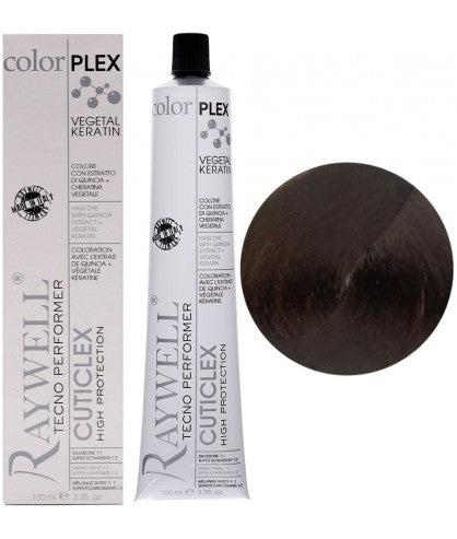 Raywell ColorPlex - Coloration Permanente -  5.3 - Marron Clair Doré - 100ml