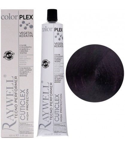 Raywell ColorPlex - Coloration Permanente -  5.7 - Châtain Clair Violet - 100ml