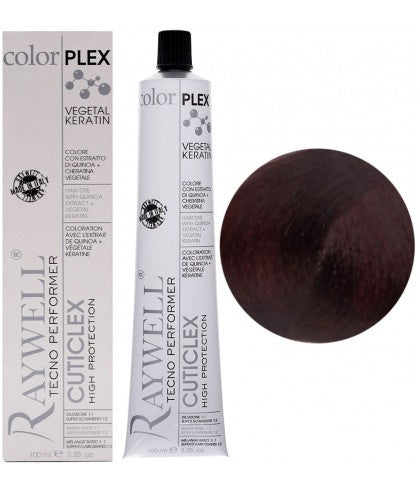 Raywell ColorPlex - Coloration Permanente -  6.5 - Blond Foncé Acajou - 100ml