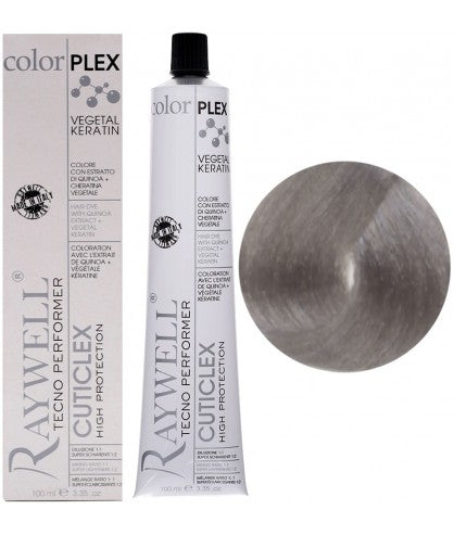 Raywell ColorPlex - Coloration Permanente -  7.01 - Blond Cendré Intense - 100ml