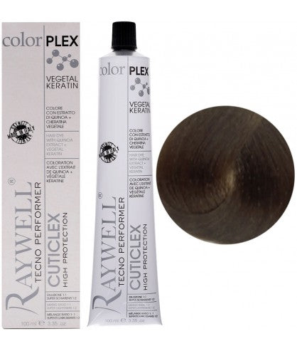 Raywell ColorPlex - Coloration Permanente -  7.03 - Ambre - 100ml