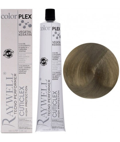 Raywell ColorPlex - Coloration Permanente -  8.00 - Blond Clair Intense Naturel - 100ml