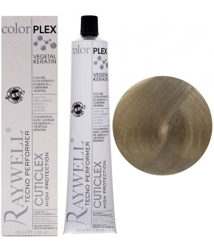 Raywell ColorPlex - Coloration Permanente -  8.02 - Blond Clair Irisé - 100ml