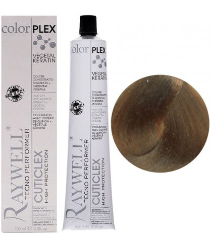 Raywell ColorPlex - Coloration Permanente -  8.04 - Châtain Clair - 100ml